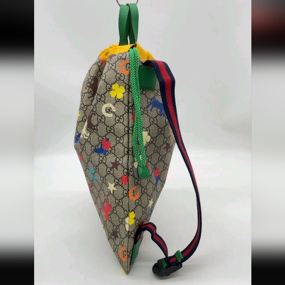 NWOT Gucci GG Supreme SherryLine Children's PVC Backpack - Picture 5 of 15